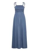 ONLY Onlcharis Life Smock Maxi Dress Wvn Blå