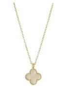 Bud To Rose Clover Necklace Guld