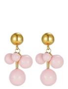 Bud To Rose Brea Enamel Earring Rosa