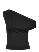 Gina Tricot Micro Top Svart