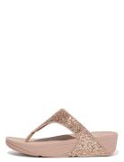 FitFlop Lulu Glitter Toe-Thongs Rosa