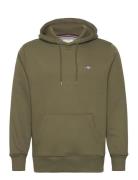 GANT Reg Shield Hoodie Grå