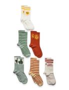 Mini Rodini Camp Rodini 6-Pack Socks Multi/patterned