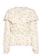 Bubbleroom Flounce Blouse Kräm