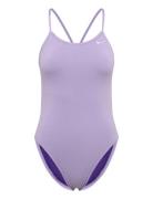 NIKE SWIM Nike Hydrastrong Solid Cutout Piece Lila
