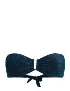 Lindex Bra Bandeau Brie Lurex Blå
