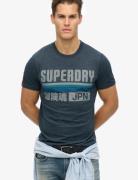 Superdry Japan Stripe Relaxed Tee Grå