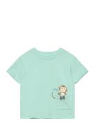 Mango T-Shirt .-- Bolsi Grön