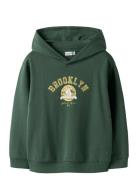Name It Nkmvelten Ls Rlx Sweat Wh Unb Grön