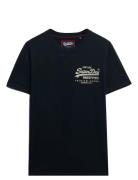 Superdry Tokyo Relaxed Tee Marinblå