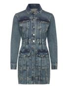 Lauren Ralph Lauren Denim Trucker Dress Blå