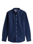 Tommy Hilfiger Solid Heritage Oxford Rf Shirt Blå