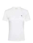 Calvin Klein Jeans Ss Monogram Crew Tee Vit