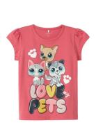 Name It Nmfjessy Petshop Ss Top Cplg Rosa