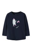 Name It Nmfvix Ls Top Marinblå