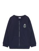 Name It Nmmlogan Ls Nreg Sweat Card Unb Marinblå