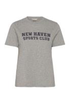 GANT Reg Graphic Ss T-Shirt Grå