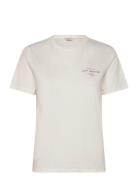 GANT Reg Graphic Ss T-Shirt Vit