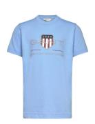 GANT Archive Shield Ss T-Shirt Blå