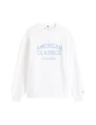 Tommy Hilfiger Varsity Mdrn Terry Swtshrt Vit
