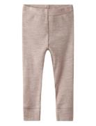 Name It Nbnwax Wool Rib Legging Noos Rosa
