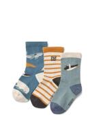 Liewood Silas Socks 3-Pack Multi/patterned