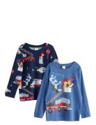 Lindex Top Ls Trucks 2 Pack Blå