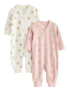 Lindex Pyjamas Aop 2 Pack Multi/patterned