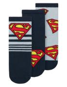 Name It Nmmjasper Superman 3P Sock Wab Multi/patterned