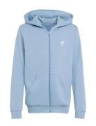 Adidas Originals Full Zip Hoodie Blå