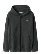 Name It Nkmvimo Ls Sweat Card Bru Noos Grå