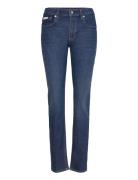 Calvin Klein Jeans Mid Rise Slim Blue Orbit Blå