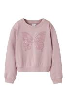Name It Nkflova Sh Nreg Sweat Unb Box Rosa