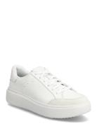 FitFlop Rtg Leather/Suede Sneakers Vit
