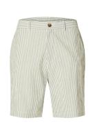 Selected Slhregular-Karl Seersucker Shorts Grön