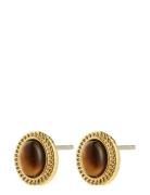 Pilgrim Between Earrings Gold-Plated Guld