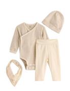 Lindex Set 4 Pcs Wrap Body Leggings C Beige