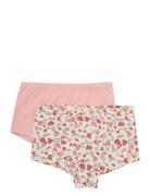 Minymo Briefs 2-Pack Aop Rosa