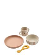 Liewood Vivi Printed Tableware Set Beige