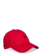 Polo Ralph Lauren The Iconic Cotton Chino Ball Cap Röd