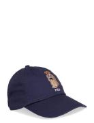 Polo Ralph Lauren Polo Bear Cotton Twill Ball Cap Marinblå