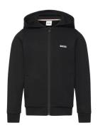 BOSS Hooded Cardigan Svart