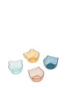 Liewood Berno Tritan Bowl 275 Ml 4-Pack Multi/patterned