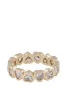 SNÖ Of Sweden Lovely Crystal Ring Guld