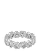 SNÖ Of Sweden Lovely Crystal Ring Silver