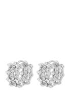 SNÖ Of Sweden Sprinkles Small Tripple Crystal Ring Ear Silver