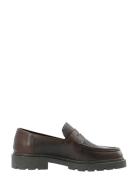 Bianco Biajeff Penny Loafer Texas Tumbled Brun