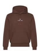 Polo Ralph Lauren Logo Double-Knit Hoodie Brun