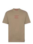 Scotch & Soda Relaxed-Fit Artwork T-Shirt Beige