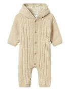 Name It Nbnosuit Ls Knit Wholesuit Kräm